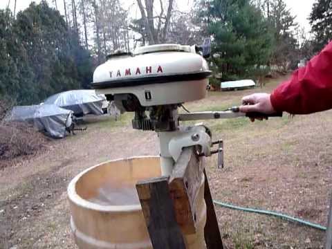 Yamaha 1967 P-35 Outboard Motor Video