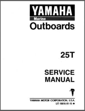 Yamaha Outboard Service Manual LIT-18616-01-15