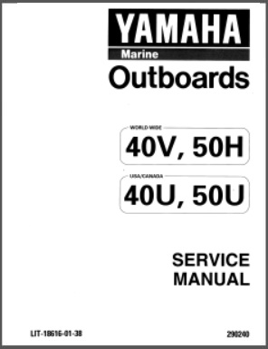 Yamaha Outboard Service Manual LIT-18616-01-38