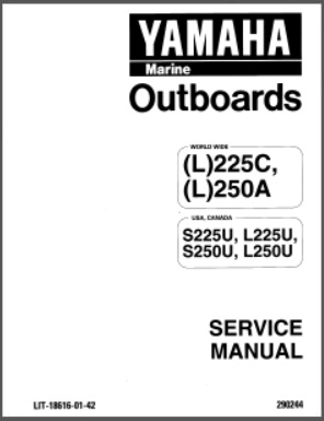 Yamaha Outboard Service Manual LIT-18616-01-42