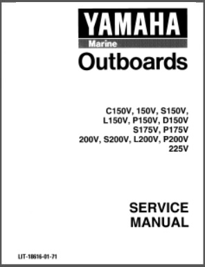 Yamaha Outboard Service Manual LIT-18616-01-71