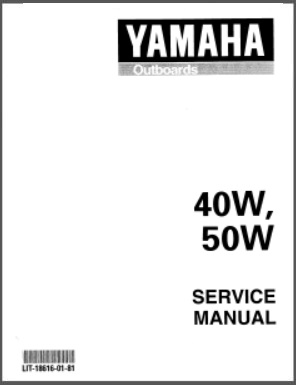 Yamaha Outboard Service Manual LIT-18616-01-81