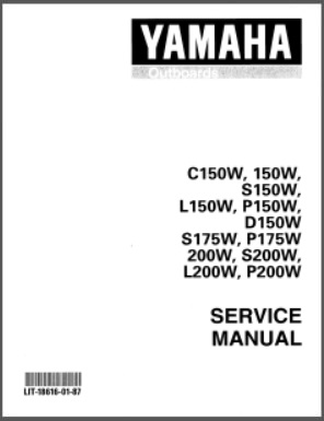 Yamaha Outboard Service Manual LIT-18616-01-87