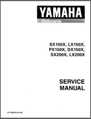 Yamaha Outboard Service Manual LIT-18616-01-99