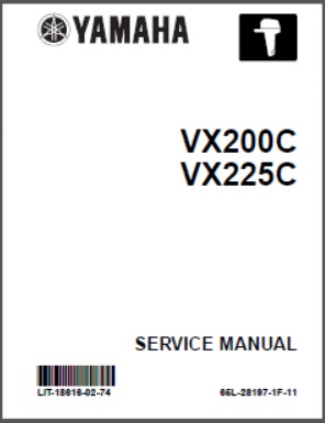 Yamaha Outboard Service Manual LIT-18616-02-74