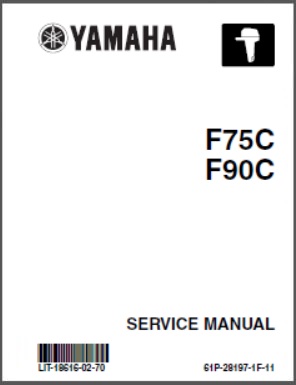 Yamaha Outboard Service Manual LIT-18616-JD-90