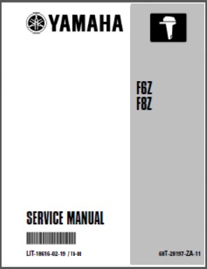 Yamaha Outboard Service Manual LIT-18616-T8-00